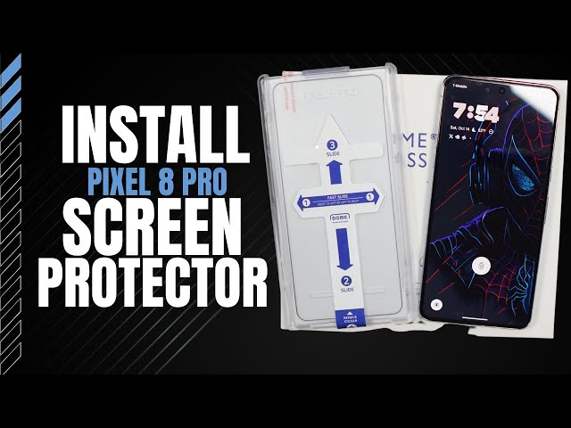 Pixel 8 Pro Screen Protector Whitestone Dome - Easy to Install