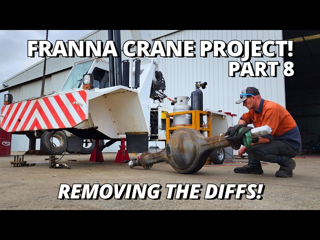 Removing & Inspecting The Diffs! | Franna Crane Project | Part 8
