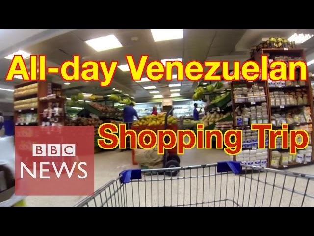 Venezuela: How long does it take to buy 8 basic goods? BBC News