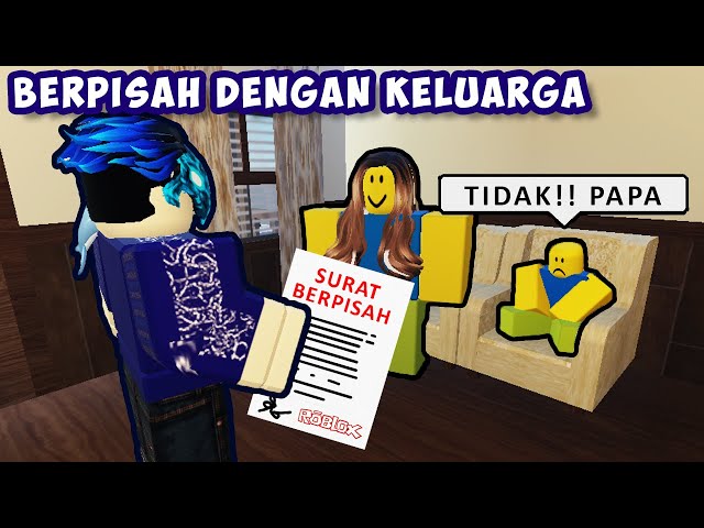 ROBLOX BERPISAH DENGAN KELUARGA DI JAM 3 PAGI ? | Roblox Get Divorced At 3AM Indonesia