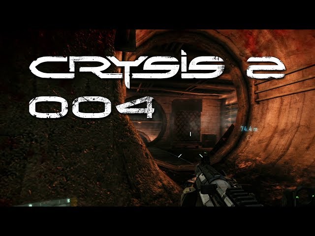 Crysis 2: #004 - Unter Strom in der Kanalisation | Gameplay [DE/1080p]