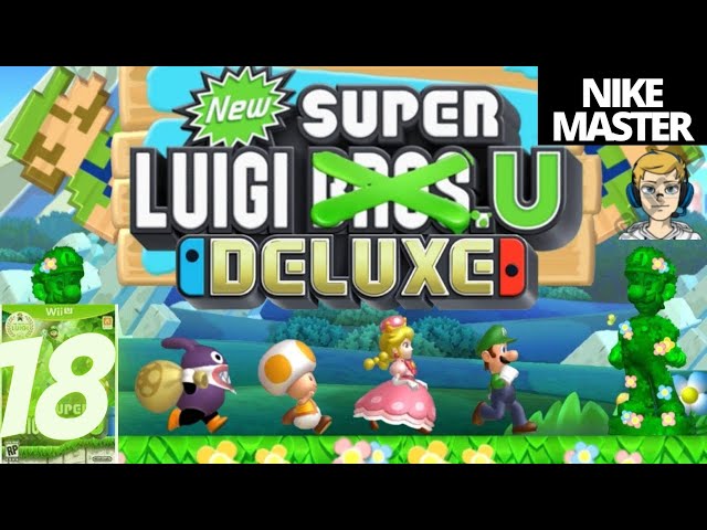 Let's Play New Super Luigi U Deluxe #18 Höllenstar-Welt Teil 1 NIKE MASTER
