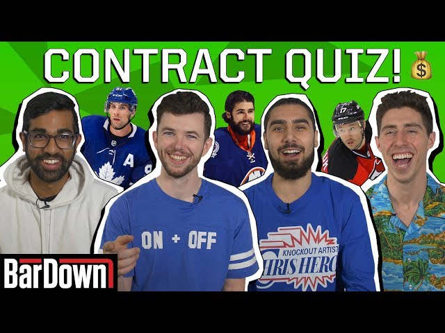 CAN YOU PASS THIS NHL CONTRACT QUIZ?