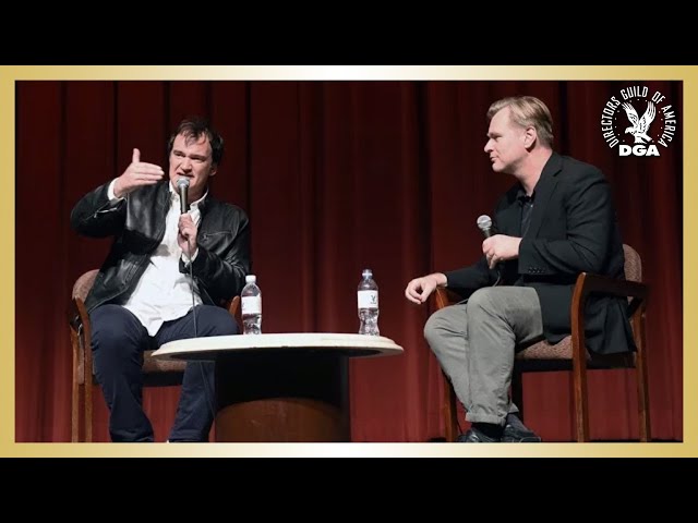The Hateful Eight DGA Q&A with Quentin Tarantino and Christopher Nolan