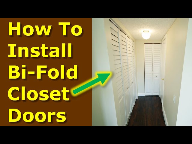 How to Install Closet Bi-fold Doors - Folding Closet Door