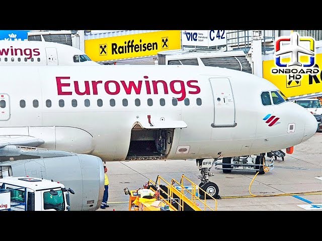 TRIP REPORT | EUROWINGS: Perfect Afternoon Flight! ツ | Vienna to Hamburg | Airbus A320