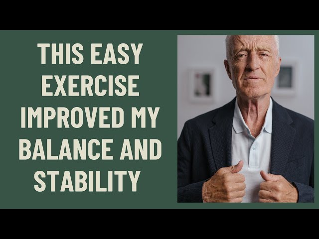 Seniors: This easy exercise improved my balance and stability: Heel Raises