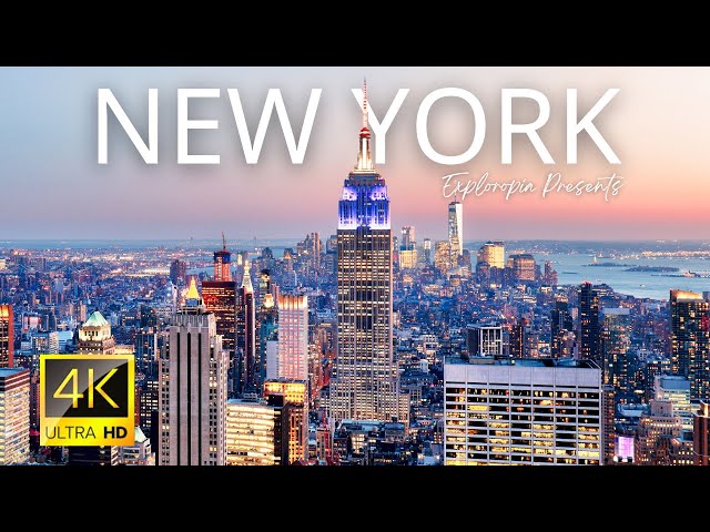 New York City [NYC], USA 🇺🇸 by Drone (4K UHD)