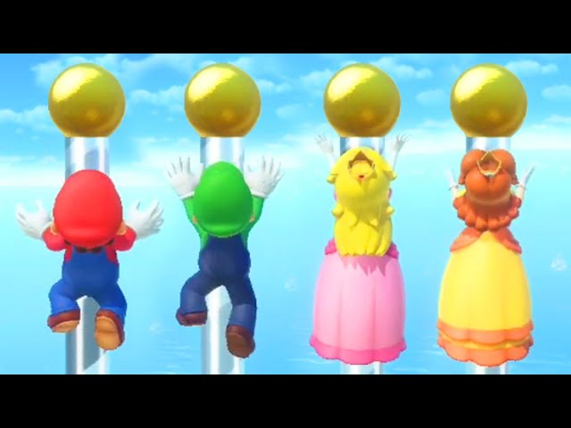 Super Mario Party - Minigames - Mario vs Peach vs Luigi vs Daisy (Master CPU)