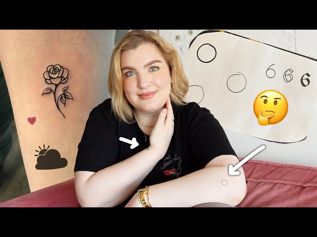 Ik heb mijn eerste TWEE tattoo's laten zetten! ✨ Minimalistisch en fijn | Storytime | Vera Camilla