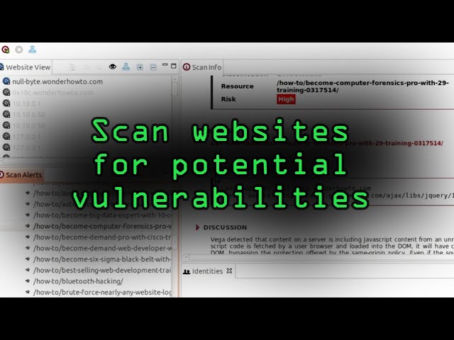Scan Websites for Potential Vulnerabilities Using Vega in Kali Linux [Tutorial]