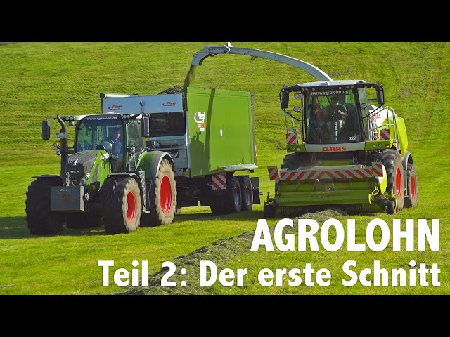 Lohnunternehmen Agrolohn: Der erste Schnitt – Mähen, Häckseln, Ladewagen
