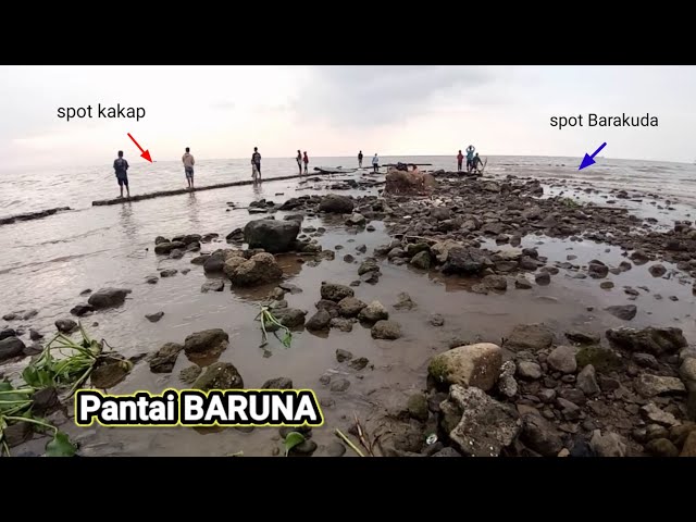Spot VIRAL !! akses, rute, potensi mancing pantai Baruna terkini !Mancing Semarang