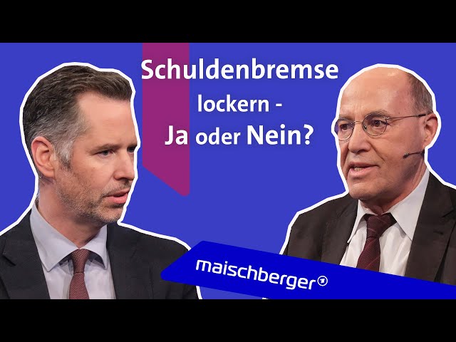 Gregor Gysi und Christian Dürr diskutieren über die Haushaltspolitik der Ampel | maischberger