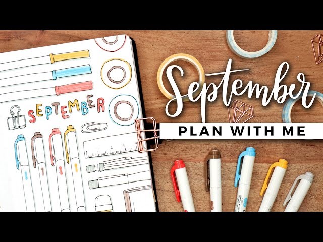 PLAN WITH ME | September 2019 Bullet Journal Setup
