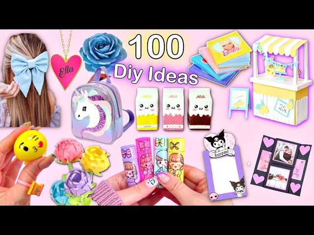 100 FUNNY DIY IDEAS YOU SHOULD DEFINITELY TRY - STATIONERY, PAPER CRAFTS and more...