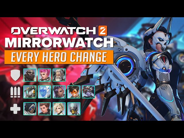 Overwatch 2 - EVERY HERO CHANGE for Mirrorwatch Patch