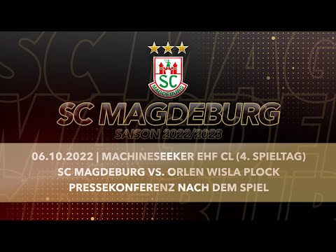 Pressekonferenz: SC Magdeburg vs. Orlen Wisla Plock l EHF Champions League (4. Spieltag) l