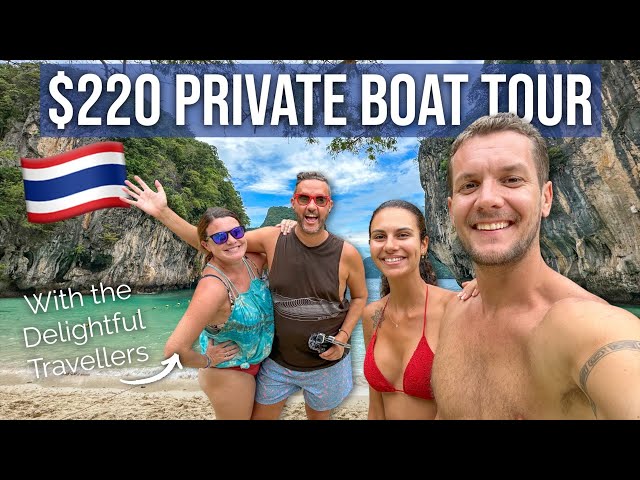 KRABI | THAILAND 🇹🇭 $220 PRIVATE ISLAND HOPPING TOUR (HONG ISLANDS)