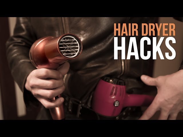 5 Pro Hair Dryer Life Hacks
