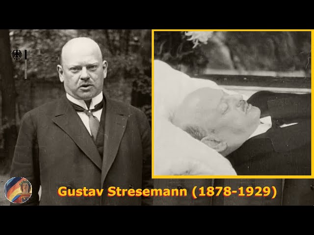Filmdokumente Weimarer Republik (11/12): Rede + Tod von  Gustav Stresemann (1925/29)