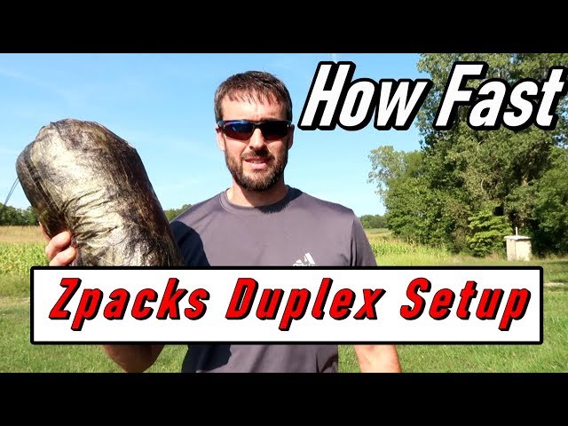 Zpacks Duplex Fast and Easy Setup!