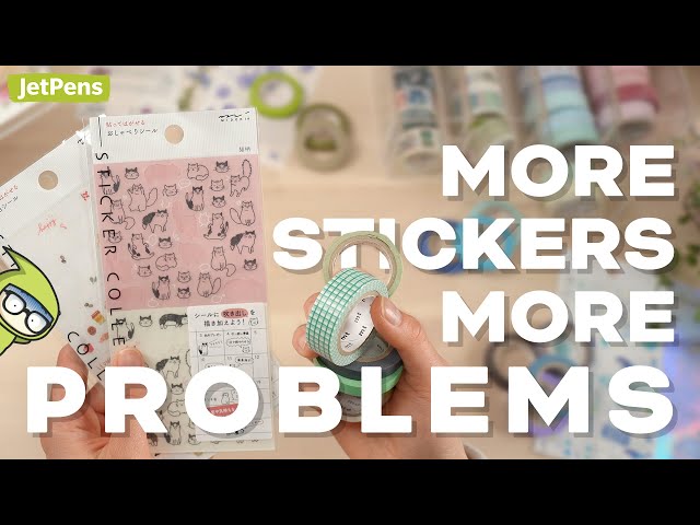 how to use up your washi tapes and stickers 🥹
