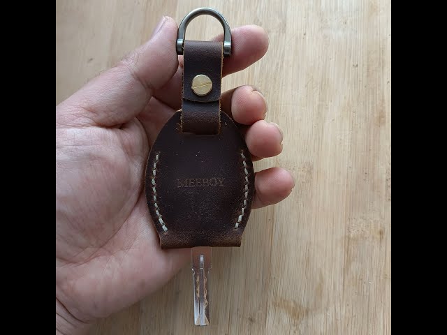leather key holder #keyholder #keycase #keysleeve #carkeychain