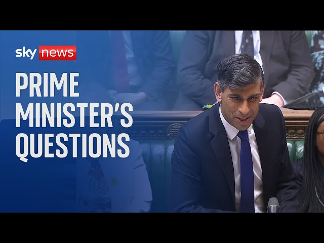 Watch Rishi Sunak and Keir Starmer at Prime Minister's Questions