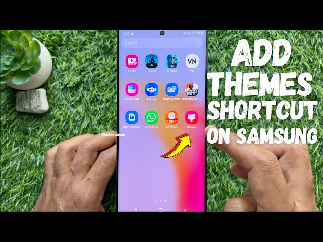 How to Add Samsung Themes Shortcut to your Home Screen (2024)