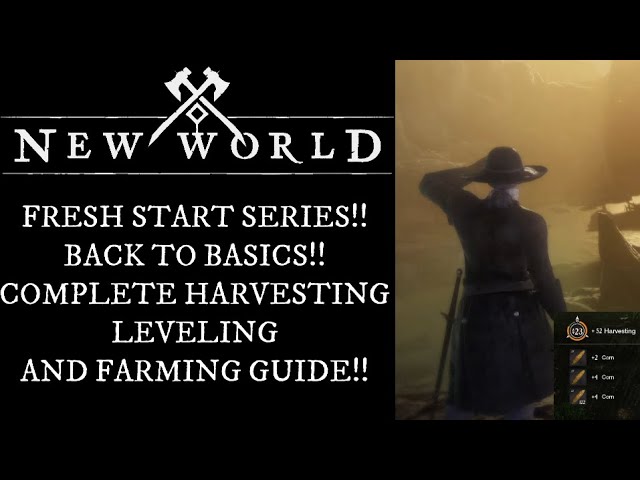 New World Fresh Start Back To Basics Guide Series – Harvesting Leveling and Farming Guide!!!
