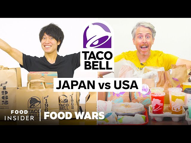 US vs Japan Taco Bell | Food Wars | Insider Food