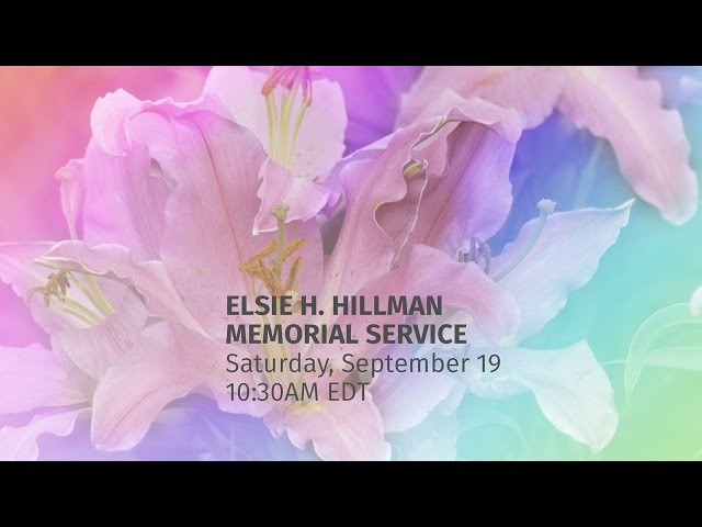 Elsie Hillman Memorial Service