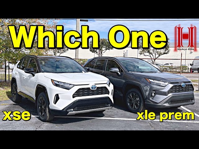 2024 Toyota Rav4 Hybrid XLE Premium vs Rav4 XSE Comparison :All Specs & Test Drive
