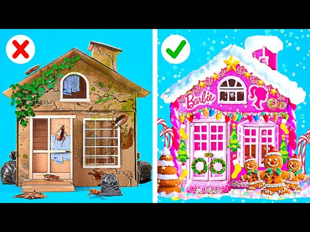 RICH VS POOR HOUSE MAKEOVER 🎁 Easy DIY gifts and Christmas Decorations by GiGaZoom