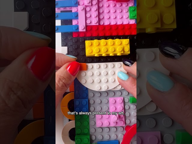 Inspirational Message For Artists of All Ages 🎨 | LEGO Building Inspiration #ASMR #Shorts