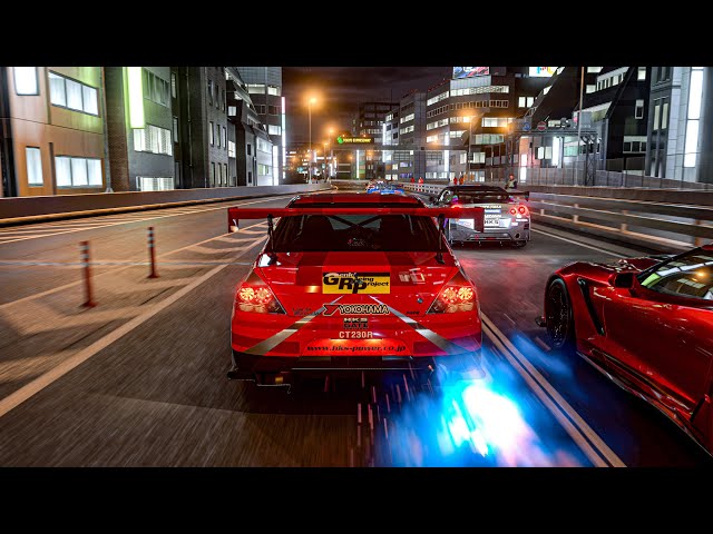 INTENSE BATTLE on the Highways of Tokyo in an Evo IX | Gran Turismo 7 PSVR2