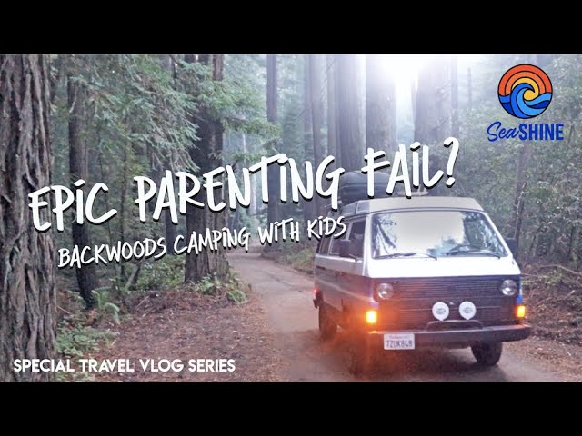 Did we make an epic camping fail?  Day 3 of our Big Sur Road Trip in our Westfalia Campervan