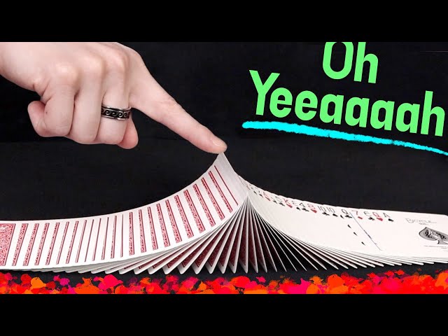 How to Ribbon Spread cards like a PRO... and bonus magic trick!