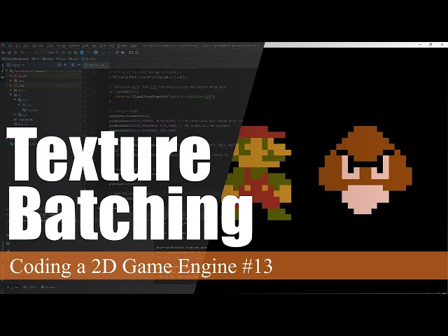 Texture Batching | Coding a 2D Game Engine in Java #13