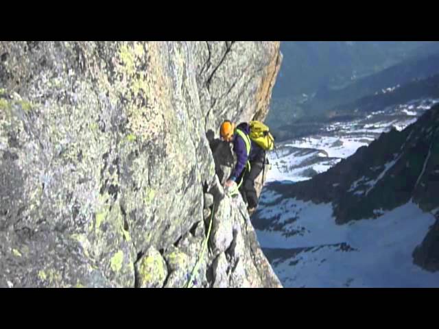 Frendo Pillar Chamonix - ascent on the 30.05.12 by Tanja Schmitt & Matthias Scherer