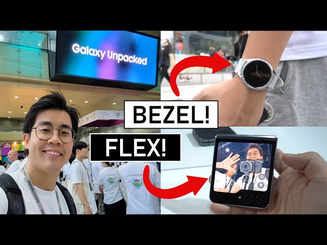 FIRST LOOK - Samsung Galaxy Z Flip 5, Fold 5, Watch 6