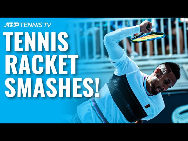 The Most Epic Tennis Racket Smashes!