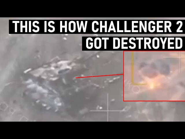 This is how Challenger 2 got Destroyed in Ukraine