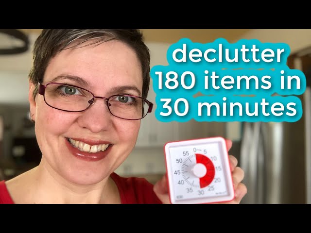 Quick declutter! 180 items in 30 minutes, you up for the challenge?