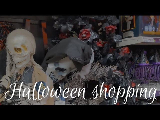 Halloween shopping