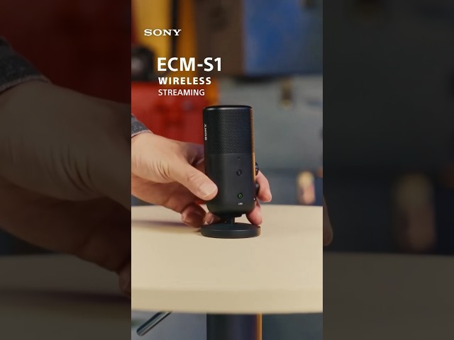 Introducing the new Sony ECM-S1 Wireless/Streaming Microphone