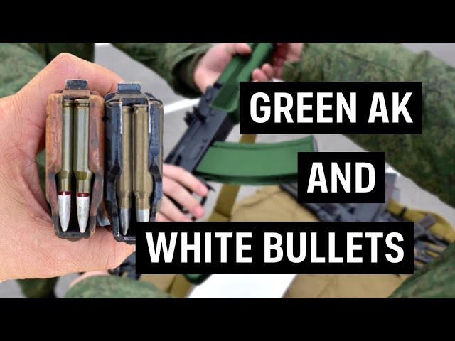 Who is the Green AK Given to and What do Cartridges with White Bullets Mean