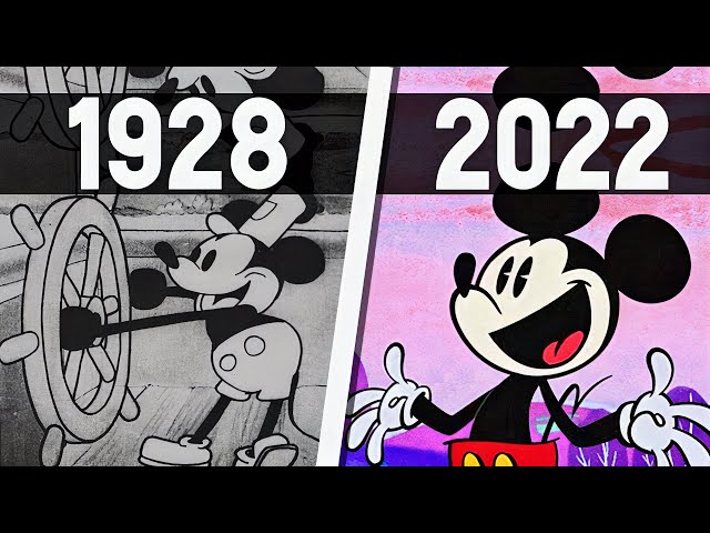 Эволюция «Микки Маус» (1928-2022)