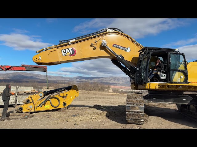 Disassembly & Transport The New Cat 395 In Our Constuction Project - Sotiriadis Constructions - 4k